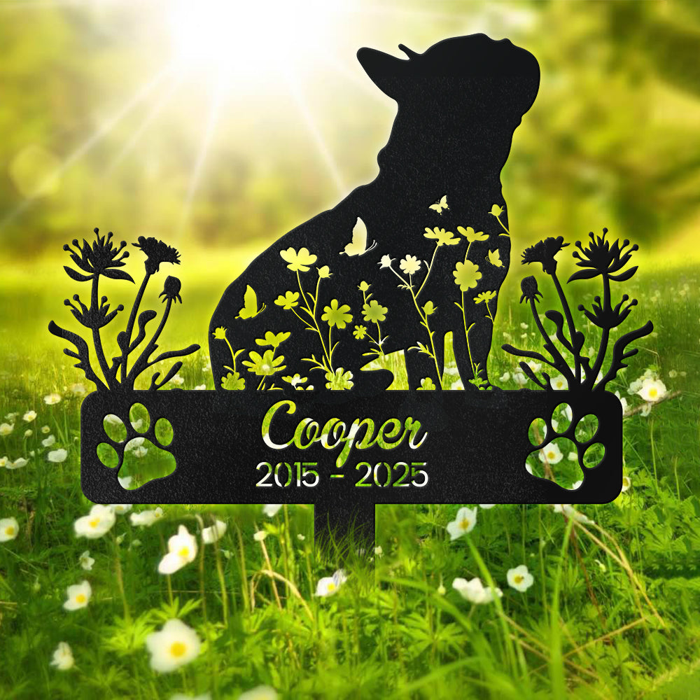 Personalized Dog Garden Stake Memorial Gift For Dog Lovers CH07 896292