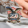 Personalized America 250th Anniversary Patriot Eagle Acrylic Keychain HA75 921024