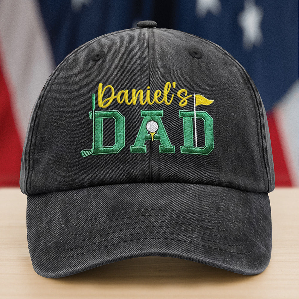 Custom Dad Golf Hat – Embroidered Baseball Cap Gift for Father HO82 902322