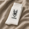 Custom Dog Cat Face Embroidered Socks Pet Lover Gift CH07 180350