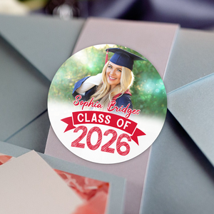 Custom Photo Graduation Class Of 2025 Roll Sticker TA29 890523