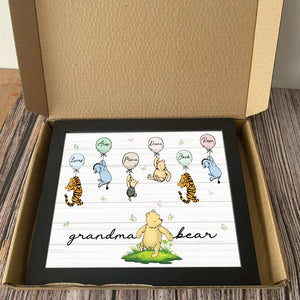 Custom Mama Grandma Bear With Kids Picture Frame Gift For Mother’s Day HO82 893530