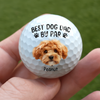 Custom Cute Pet Face Best Dog Dad By Par Golf Ball LM32 893473