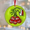 Custom Name Christmas Family Members Family 3D Effect Print Ceramic Ornament HA75 897450