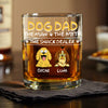 Dog Dad The Man The Myth The Snack Dealer Print Rock Glass Personalized Gift HO82 893704