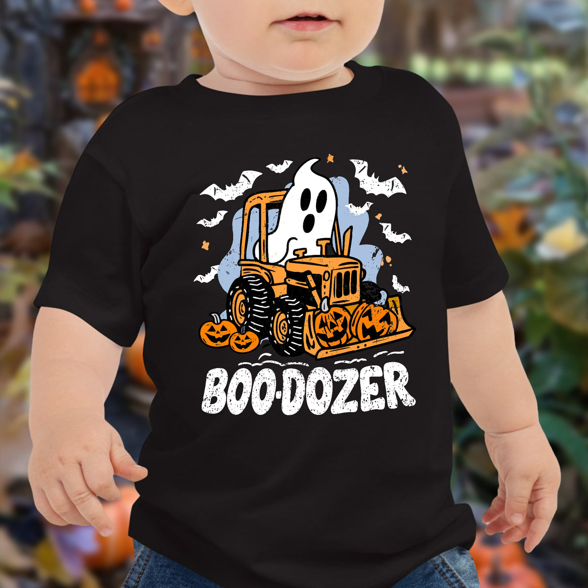 Boo-Dozer Funny Halloween Kid Shirt HA75 897538