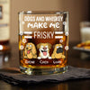 Personalized Funny Dog Make Me Friskey Whiskey Glass LM32 893367