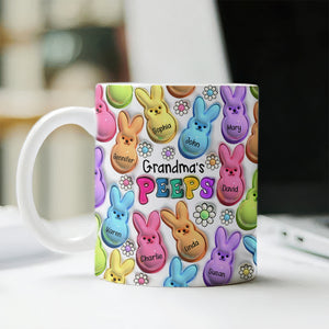 Easter Bunny Vibrant 3D Inflated Effect Mug Personalized Gift For Mother's Day HO82 893560