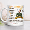 Custom Photo Funny Dad Acronym Mug, Joke Gift for Dad, Father's Day LM32 669085