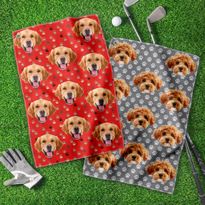 Custom Photo Dog Cat For Sport Player Golf Towel HA75 892562