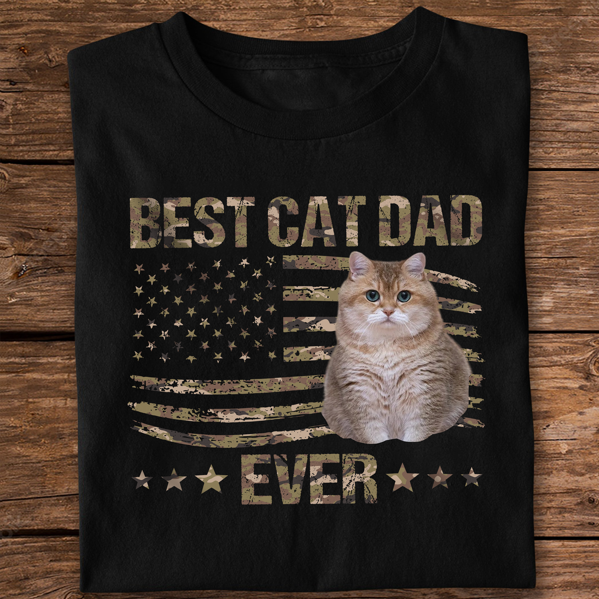 Custom Photo Best Cat Dad Ever Shirt TH10 892919