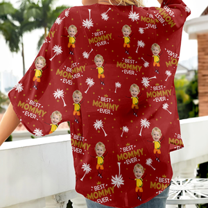 Custom Photo Best Mom Ever Coconut Palm Kimono TH10 894157