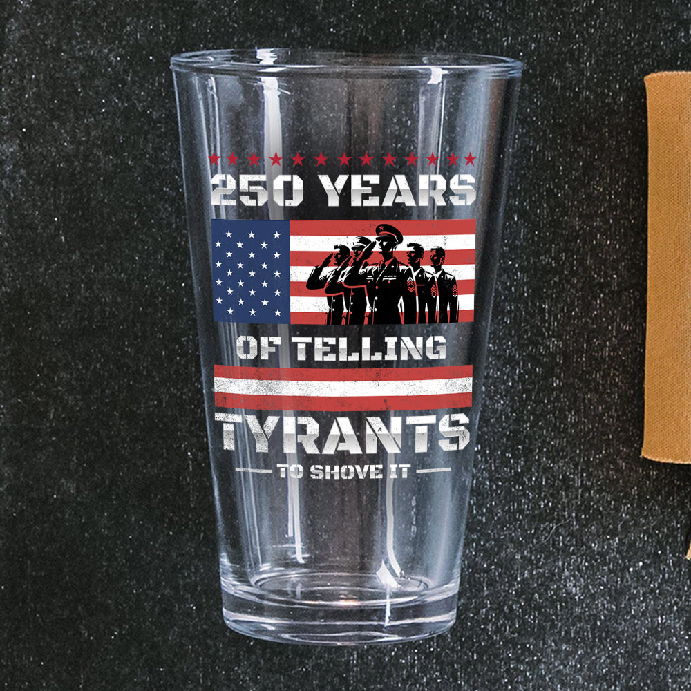 250 Years USA 250th Anniversary America Celebration Beer Glass CH07 896748