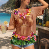 Personalized Women's Bikini Funny 3D Shirt Beach Vacation Clothes HA75 921834