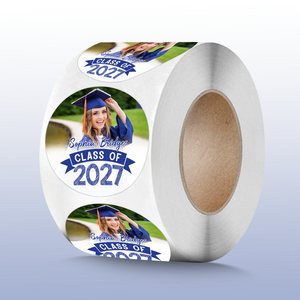 Custom Photo Graduation Class Of 2025 Roll Sticker TA29 890523