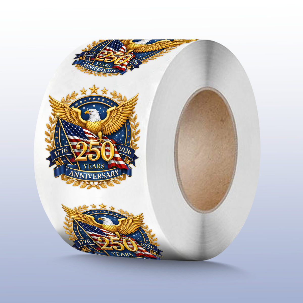 250 Years Anniversary America 1776-2026 Roll Sticker CH07 910602