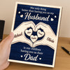Custom Kids Names Our Kids Having You as Their Dad Is the Best Gift 2-Layered Wooden Plaque With Stand HA75 921422