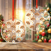 Custom Face Photo With Icon For Pet Lover Glass Ornament TH10 894293