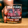 Custom Dog 250 Years of America Freedom Whiskey Glass For Dog Lovers LM32 895319