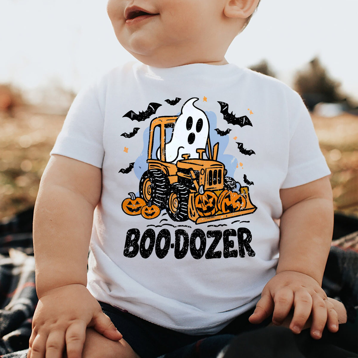 Boo-Dozer Funny Halloween Kid Shirt HA75 897538