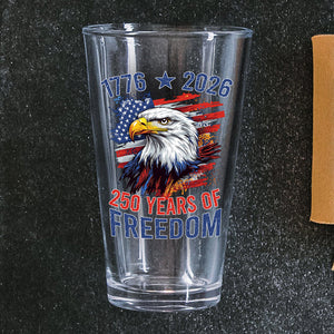 America Semiquincentennial 250 Years Of Freedom Beer Glass CH07 896708