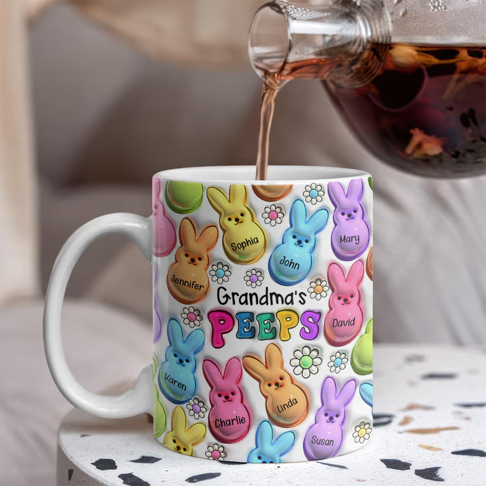 Easter Bunny Vibrant 3D Inflated Effect Mug Personalized Gift For Mother's Day HO82 893560