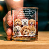 Custom Photo Dear Mom Forget Mother's Day We Woof You Everyday Dog Print Rock Glass  HA75 892060
