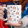 Custom Face Best Dad, Mom Ever America Flag Independence Print Full Mug LM32 669025