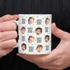 Custom Face Best Dad, Mom Ever Colored Stars Print Full Mug - Gift for Parents LM32 669023