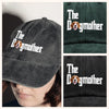 Custom Photo Dog Dad Dog Mother Washed Denim Baseball Cap Gift for Dog Lovers TH10 894281