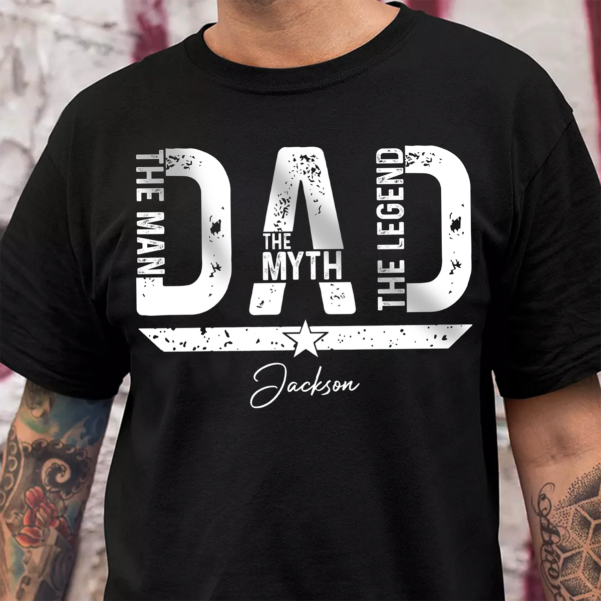 The Man The Myth The Legend For Dad Dark Shirt TH10 894039