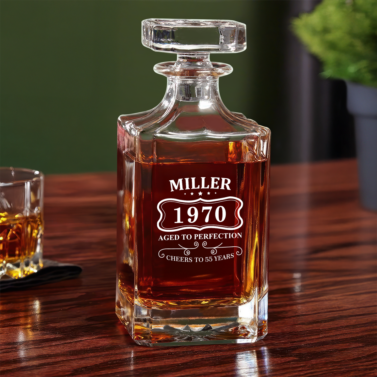 Personalized Aged To Perfection Birthday Gift Decanter LM32 895861