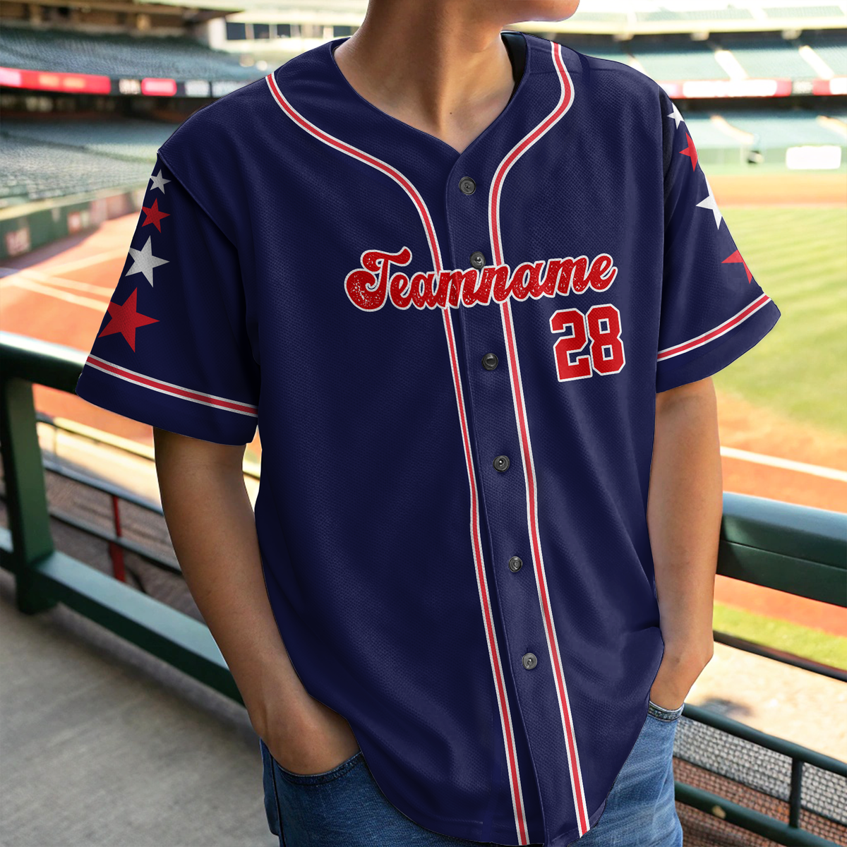 Personalized USA Patriotic Baseball Jersey Shirt Gift For 4th of July Independence Day HO82 894192