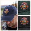 Route 66 x America 250 - 250 Years of Liberty and 100 Years of Adventure Washed Denim Baseball Cap CH07 910504
