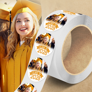 Custom Photo Graduation Class Of 2025 Roll Sticker TA29 890523