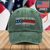 Custom Name250 Anniversary USA 1776-2026 Embroidered American Flag HA75 898810