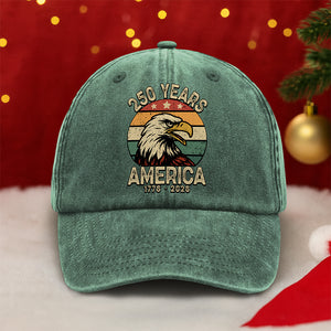 America 250 Years Washed Denim Baseball Cap TH10 894623