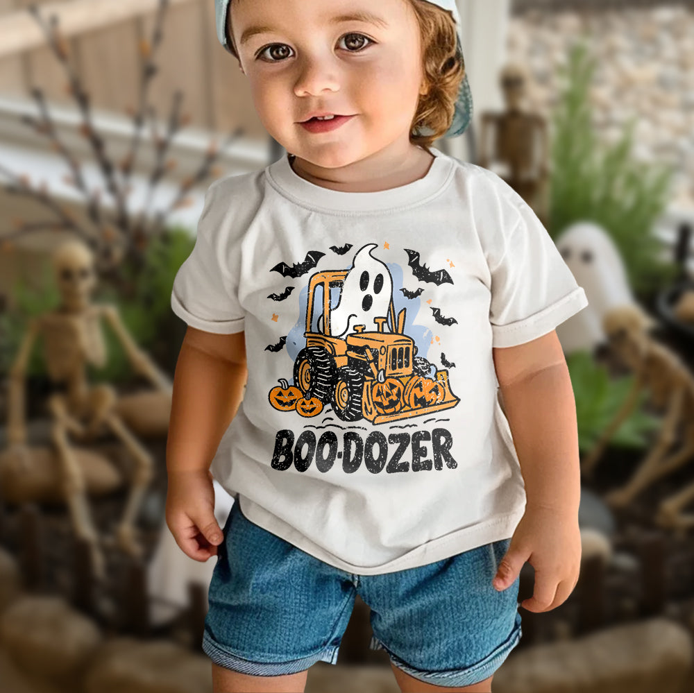 Boo-Dozer Funny Halloween Kid Shirt HA75 897538