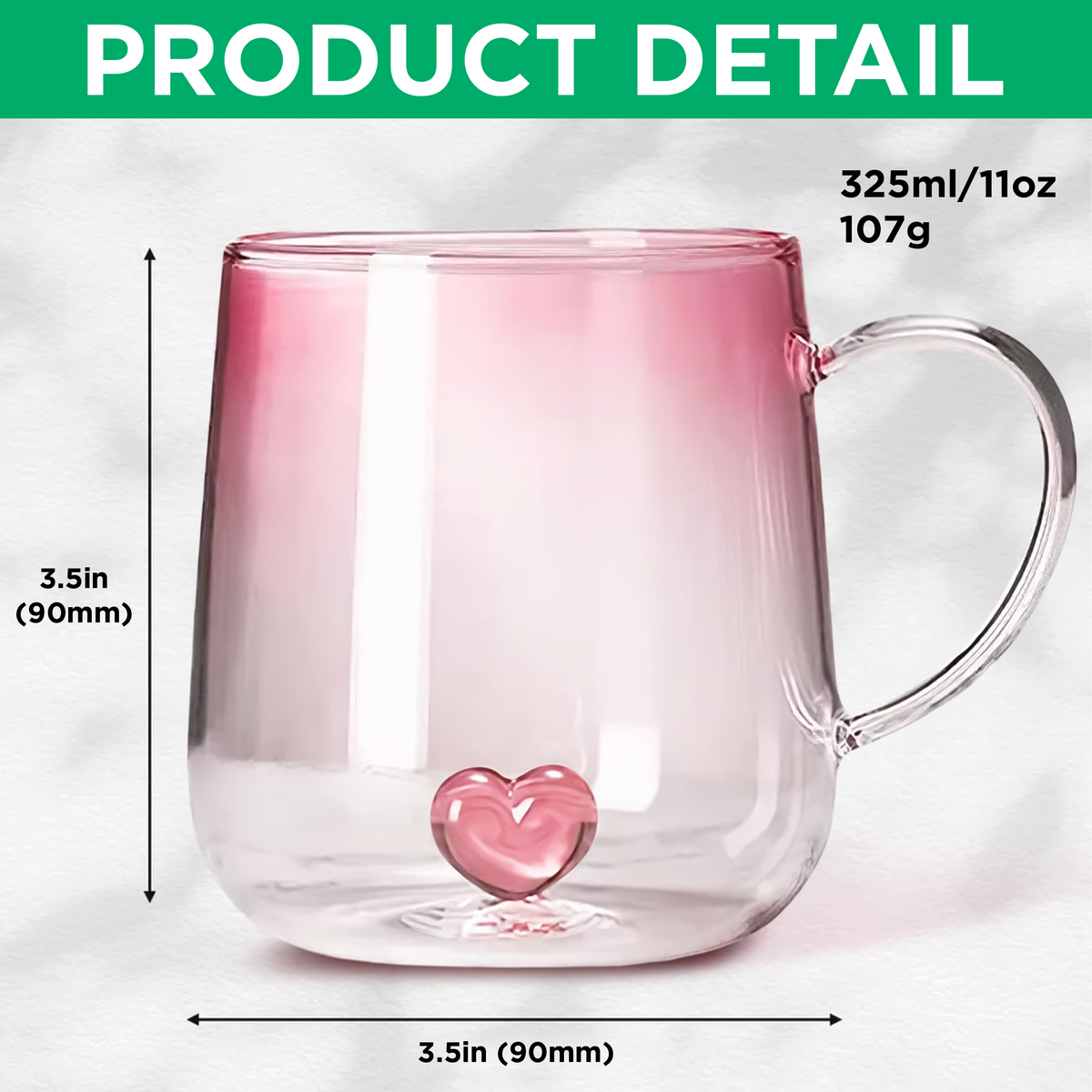 Personalized You Are Beautiful Flower Pink Gradient Glass Mug - Gift For Mom, Sister, Grandma, Mother's Day HO82 901752