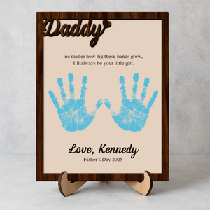 I'll Always Be Your Little Girl Gift For For Dad 2-Layered Wooden Plaque With Stand TH10 892981