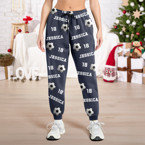 Custom Name, Number Soccer - Personalized Sweatpants HA75 897670