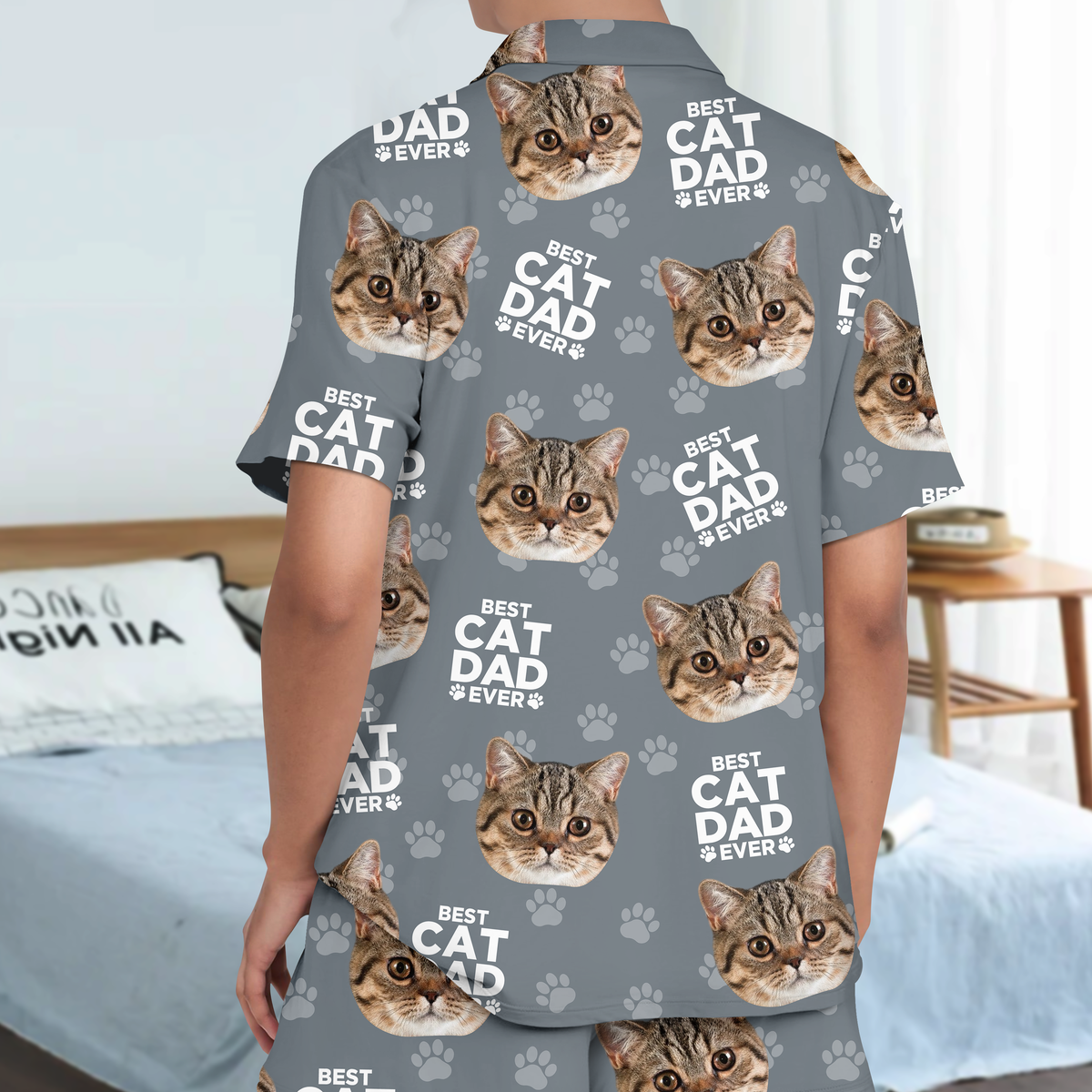 Custom Photo Best Dad Mom Ever For Pet Lover Short Pajamas TH10 894159