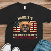 Custom Photo Dog - Dog's Dad The Man The Myth The Dealer American Flag Dad Shirt HA75 892440