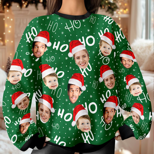 Custom Funny Face Christmas Ugly Sweater Family Gift For Family HA75 892894