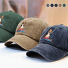 Custom Photo Dog Bless America Washed Denim Baseball Cap HO82 902846