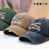 Personalized Gift Best Dad Ever Washed Denim Baseball Cap LM32 893981
