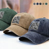 Custom Photo Best Dad Ever Washed Denim Baseball Cap HA75 921358