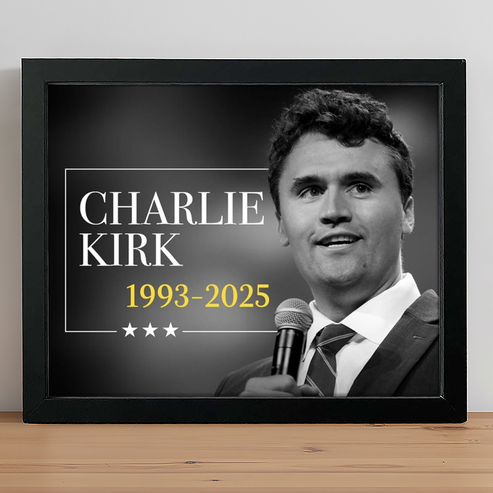 Charlie Kirk Memorial Pictrure Frame TH10 64413
