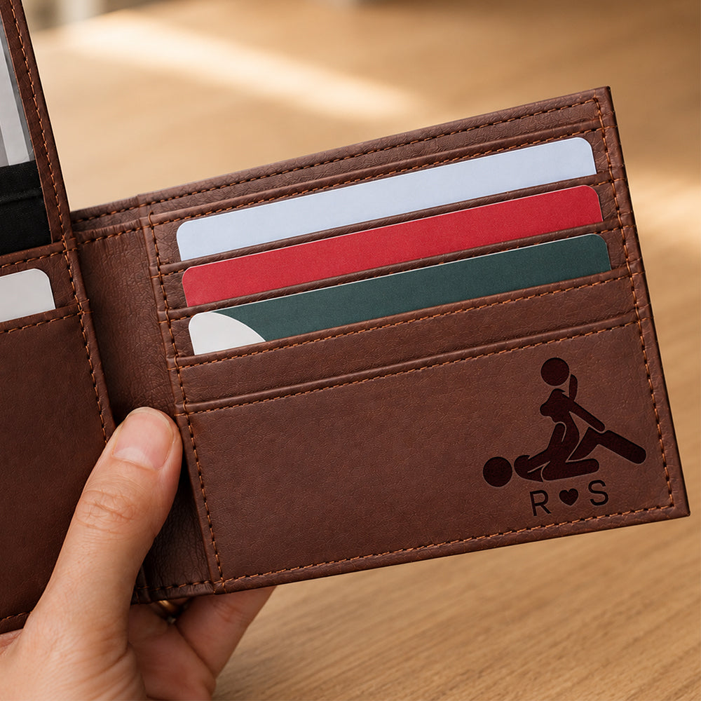Personalized Funny Adult Engraved Leather Wallet Gift For Boyfriend Husband CH07 180386