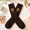 Custom Dog Cat Face Embroidered Socks Pet Lover Gift CH07 180350